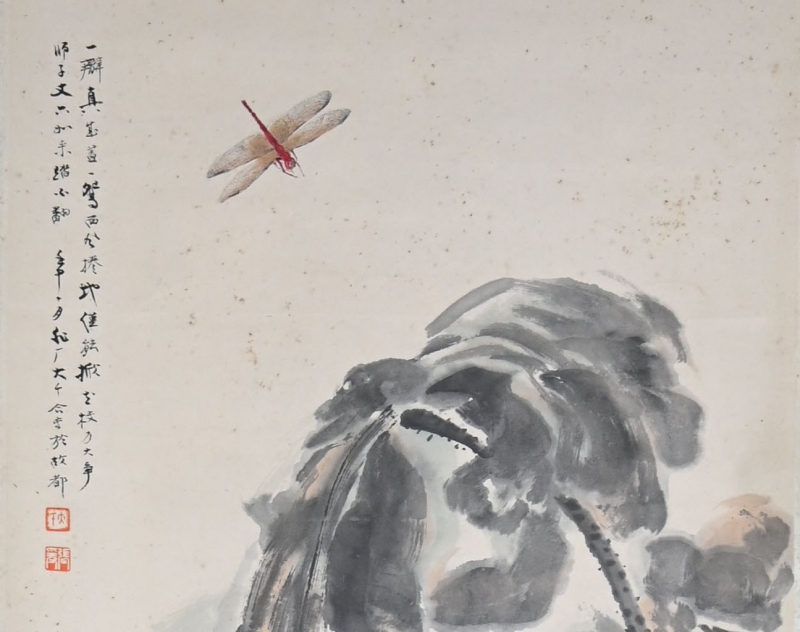 墨荷蜻蜓(3)