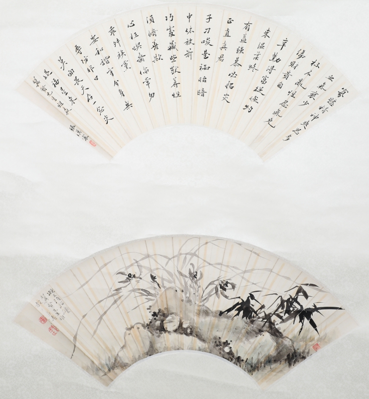 兰花扇面双挖(1)