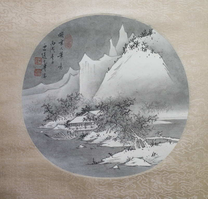 雪景山水(1)